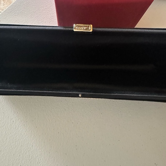 Roger Vivier Satin Pilgrim Buckle Tube Clutch - Picture 13 of 16